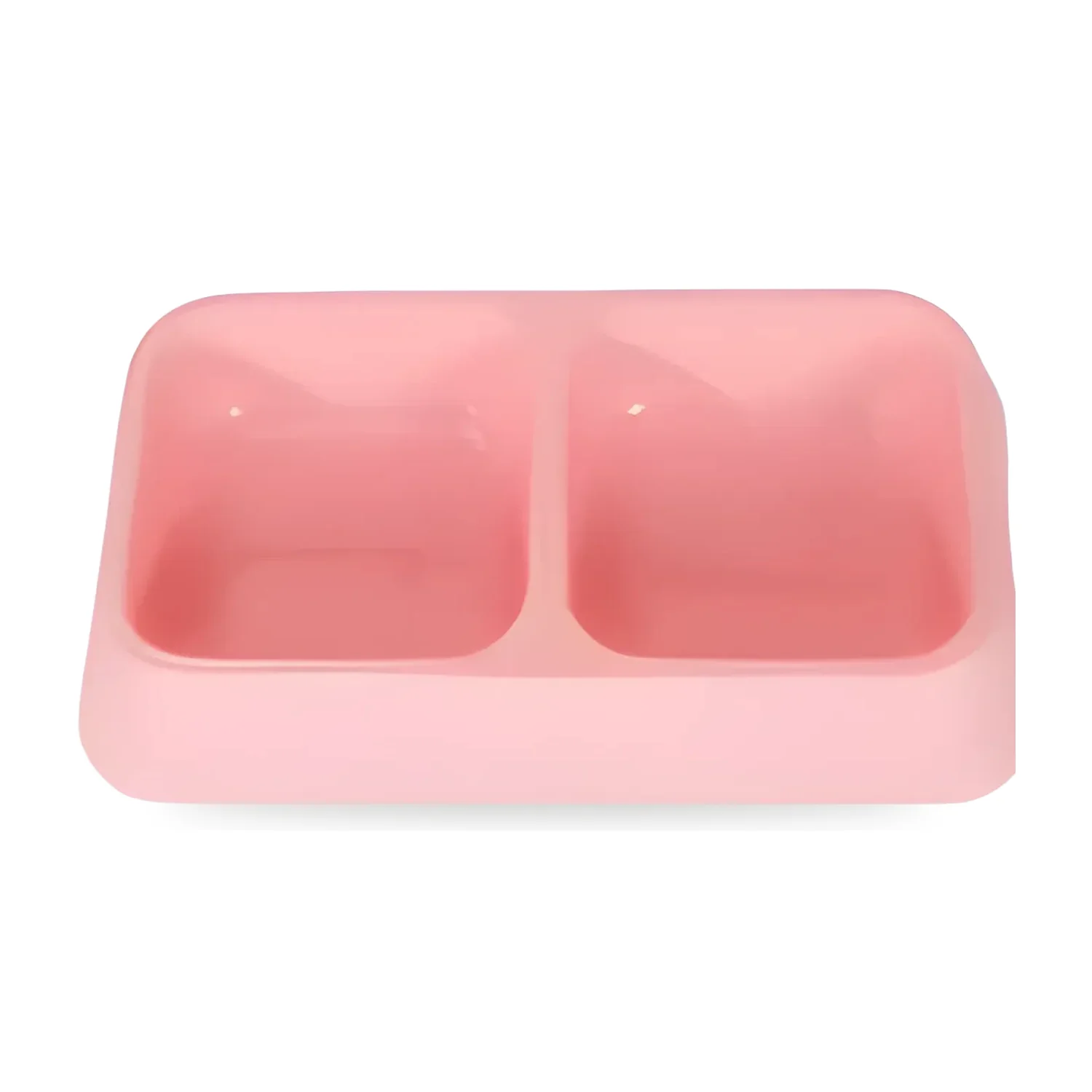 Plato Doble Grande para Gato 28 × 15 cm