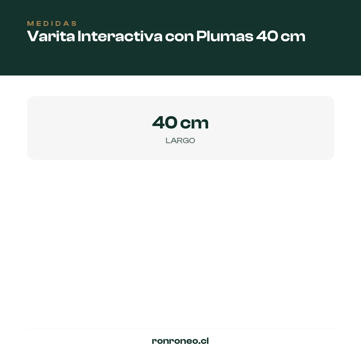 Varita Interactiva con Plumas 40 cm — foto 2